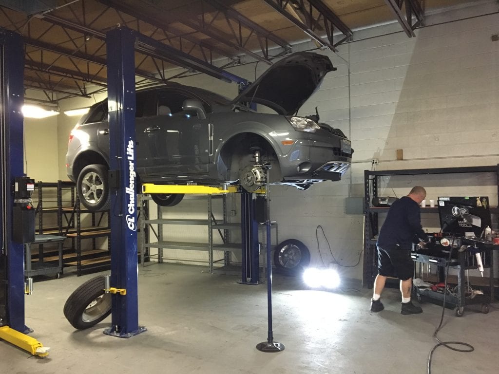 inside General Transmission shop