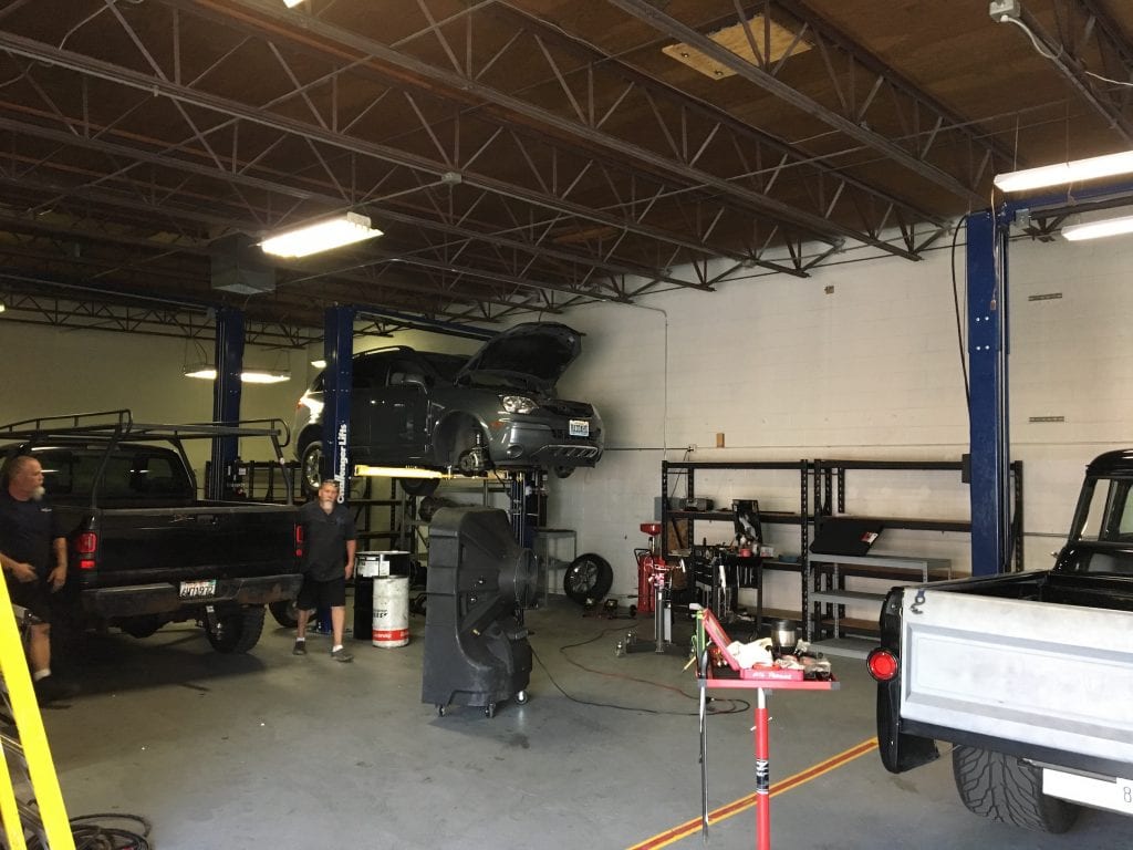 inside General Transmission shop